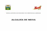 ALCALDÍA DE NEIVA - alcaldianeiva.gov.co de... · ALCALDÍA DE NEIVA DESPACHO “Por la cual se establece el Manual Específico de Funciones y de Competencias Laborales para los