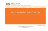 ESTRUCTURA DE LA CITEL - citel.oas.org · proceso de preparaciónde IAP’s ... América, Perú, Uruguay, Venezuela, conjuntamente con México sede de la Quinta Asamblea Ordinaria