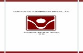 CENTROS DE INTEGRACION JUVENIL, A.C. - … · DESARROLLO DE PROYECTOS INSTITUCIONALES 14 5.2. SEGUIMIENTO AL PROGRAMA PREVENTIVO “PARA VIVIR SIN ADICCIONES” 16 ... administración
