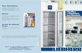 Frigoríﬁ cos y congeladores para laboratorio - tecfrigo.estecfrigo.es/downloads/refrigeradores_laboratorio2013.pdf · El desescarche por gas caliente, según necesidad y tiempo,