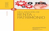 RENTA2016 Maquetación 1s03.s3c.es/imag/doc/2017-05-03/REAF--Declaracion-Renta-y... · 54 Rendimientos de actividades económicas 57 Ganancias y pérdidas patrimoniales 62 Reducciones