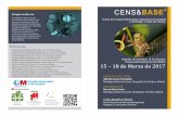 15–!18de!Marzo!de!2017 - SBORL Mallorcasborl.es/wp-content/uploads/2017/01/2017_censbase4.pdf · Cirugíaendirecto(La!Cirugía!en!directo!esuna! característica!diferenciadora!de!