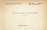 HERRADO DE EQUINOS - repositorio.sena.edu.co · División de Formación a Distancia División Agropecuaria D1v1s16n P.P.P.R CAPACITACION CAMPESINA HERRADO DE EQUINOS Cartilla 5 …