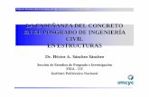 LA ENSEÑANZA DEL CONCRETO EN EL POSGRADO DE … · Estructuras de puentes ... empleados en códigos de análisis ... Comportamiento sísmico y eólico de estructuras de concreto