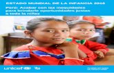ESTADO MUNDIAL DE LA INFANCIA 2016 Perú: … · Las disparidades en la supervivencia y las perspectivas de salud de los niños de distintos ... Encuesta Demográfica y de Salud Familiar,