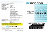 DI-IR-MST-225 Dibujo Maestro 593000-1392 IDO Amplificador … · 2018-08-03 · amplificador. 2. nunca lo instale cerca de radiadores de calor. ... de seÑal de audio y posicione