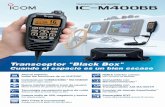 ¡Cuente con nosotros! · 2013-03-12 · El IC-M400BB incorpora un amplificador de 10W que aumenta el audio de salida de un altavoz externo adicional. La función megafonía permite