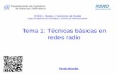 Tema 1: Técnicas básicas en redes radio - dit.upm.esdocencia/rsrd-p2010/14-15/t1 tecnicas basicas v3.pdf · • Historia • Modelo OFDM • Características • Parámetros OFDM
