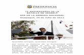 71 ANIVERSARIO DE LA BATALLA DE JAMBELÍ DÍA DE … · 71 ANIVERSARIO DE LA BATALLA DE JAMBELÍ DÍA DE LA ARMADA NACIONAL Guayaquil, 24 de Julio de 2012 Queridas amigas, queridos