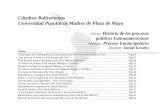 Cátedras Bolivarianas Universidad Popular de Madres de ... · A los limeños y habitantes del Perú ( Por José de San Martín ) Pág.43 Bando para la proclamación de Independencia