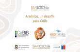 Arsénico, un desafío para Chile · Introducción –Mapa conceptual del Arsénico ... • Ciclos biogeoquímicos Ambiente Humano • Exposición a As • Efectos en salud • Prevención