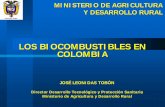 LOS BIOCOMBUSTIBLES EN COLOMBIA - TODO SOBRE PALMA DE …palmaceite.tripod.com/biocolombia2.pdf · CAÑA DE AZUCAR. CULTIVOS . ALMIDONOSOS (yuca, papa, remolacha, maíz) CELULOSA