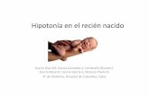 Hipotonía en el recién nacido - aepap.org · Hipotonía en el recién nacido García Díaz MF, García González V, LombrañaÁlvarez E, García Mozo R, García GarcíaE, Moreno
