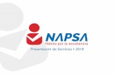 Presentación de Servicios • 2018napsa.com.mx/descargas/pdf/presentacion_servicios.pdf · Competencia que se va a evaluar y en el Estándar de Competencia: ... Atención al ciudadano