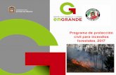 Programa de protección civil para incendios forestales, …cgproteccioncivil.edomex.gob.mx/sites/cgproteccioncivil.edomex.gob... · En el Estado de México, como en el resto del