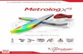 La solución universal para la medición 3D - Metrolog X4 · palpado y escaneo. Actualización de control CNC universal Metrologic La gama de controles Metrologic ofrece una mejora
