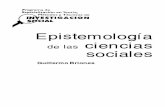 Epistemología de las ciencias sociales - …libroesoterico.com/biblioteca/metafisica/Epistemologia de-las... · El proyecto para la formación de recursos humanos en la educación