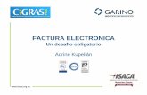 Presentación Factura Electrónica CiGRAS (estilo …m.isaca.org/chapters8/Montevideo/cigras/Documents/Presentación... · Se debe hacer uso de los comprobantes preimpresos de ...