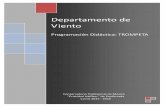 Programación Didáctica: TROMPETAcpmhalffter.centros.educa.jcyl.es/sitio/upload/Trompeta_2015-16.pdf · TROMPETA 2 Enseñanzas Elementales ... Contenidos de los Ejercicios Correspondientes