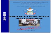 PROYECTO EDUCATIVO INSTITUCIONAL · 2016-09-12 · PROYECTO EDUCATIVO INSTITUCIONAL 2016 - ... FUNCIONES DEL ÁREA DE UNIDAD ACADÉMICA ... pedagógica y socio comunitario promoviendo