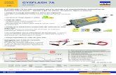 DE BATERIA CARGADOR GYSFLASH 7A€¦ · El GYSFLASH 7A ha sido concebido para la recarga o el mantenimiento automático de baterías 12V al plomo – liquido o gel. ... CARGADOR DE