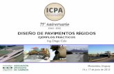 Presentación de PowerPoint · 2018-01-16 · DISEÑO DE PAVIMENTOS RÍGIDOS EJEMPLOS PRÁCTICOS Ing. Diego Calo Montevideo, ... Tasa de Crecimiento = 2.5%. ... Análisis de Sensibilidad