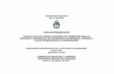 HONORABLE SENADO DE LA NACIÓN FORO DE … · proyecto de ley: modelo nacional de ... convenio de complementacion con el parque tecnologico de andalucia (pta) asociados al parque