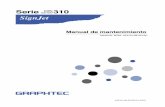 JK SignJet - Graphtec Corporation (01-… · Diagrama del sistema de suministro de tinta.....107 15. Condiciones de impresión recomendadas ... 1.5 Selección del lugar de instalación