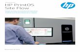 Informe técnico HP PrintOS Site Flowh20195. · producción de trabajos que provienen de sistemas automatizados, sitios web y sistemas de impresión desde la Web (Web ... Site Flow