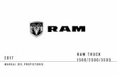 2017 RAM 1500/2500/3500 Truck Owner's Manual€¦ · equipo especial instalado por fabricantes/ carroceros para conversión de camionetas ... (Encendido/Marcha). Ignición con botón