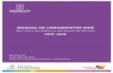 Manual Lineamientos Web 1.0 - MORELOSmorelos.gob.mx/.../files/lineamientos/Manual_Lineamientos_Web_1.0.pdf · conjunto de buenas prácticas y recomendaciones donde se incluyen conceptos