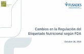 Cambios en la Regulación del Etiquetado Nutricional …fusades.org/sites/default/files/Cambios en la Regulación... · 2018-08-27 · Identificacion del lote de producción X ...