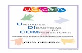 GUÍA GENERAL - EDUCARMservicios.educarm.es/udicom/guiageneral.pdf · Las actividades que se realizan con tarjetas del vocabulario de las unidades didácticas son: • Asociación