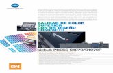 CALIDAD DE COLOR SUPERIOR CON UN DISEÑO …konicaminolta.com.mx/doc/imp_produccion/digital_press/pressc1070/C... · • salida de 70 ppm para producciÓn impresa a color en altos