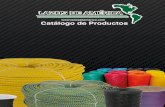 Catálogo de Productos€¦ · ESPECIFICACIONES TÉCNICAS DURABILIDAD Depende de los usos. ... Gama de colores: verde, naranja, azul, rojo y amarillo; y en algunas ocasiones negro