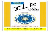 PARTICIPANTES - PARTE II - rlifiles.comrlifiles.com/files/sp/2012-PII-Participantes-ES.pdf · importante apoyo de varios Presidentes de Rotary International, ... Comité del Plan