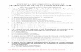 TEST DE LA LEY ORGÁNICA 15/1999, DE PROTECCIÓN DE DATOS DE …aprendoyo.com/ccoo/TEST Y CASOS PRACTICOS PARA MANDAR... · 2017-01-25 · Test de la Ley Orgánica de Protección