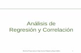 Análisis de Regresión y Correlación - Universidad ...platdig.unlu.edu.ar/1/archivos/repositorio//250/350/Regresion_y... · Coeficiente de correlación lineal ... medidas en escala
