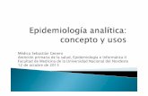 Médico Sebastián Genero Atención primaria de la salud ... · Relacionar a la epidemiologia analítica con el estudio de la causalidad. ... “Es el estudio de la Frecuencia y Distribución