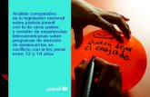 Análisis comparativo - Home page | UNICEF · sobre el alcance de la responsabilidad penal de la población adolescente. ... de la responsabilidad penal en el caso de ... privada