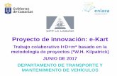 Proyecto de innovación: e-Kart - ieslomoapolinario.orgieslomoapolinario.org/.../docs/proyecto_de_innovacion_e-kart.pdf · 3 Objetivos: Desarrollar el espíritu investigador y emprendedor