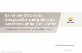 El rol del GNL en la integración energética de América ...media.arpel2011.clk.com.uy/conf2015/ppt/22.pdf · El rol del GNL en la integración energética de América Latina ...