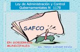 Presentación de PowerPoint - Freddy E. Aliendre España · 5 Ley de Administración y Control Gubernamentales N 1178 (20 de Julio de 1990) La presente ley regula los sistemas de