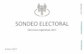 SONDEO ELECTORAL ar - Consultora de Imagen y …cigp.com.ar/wp-content/uploads/2017/01/SONDEO-LEGISLATIVO-2017.… · SONDEO ELECTORAL Elecciones legislativas 2017 Enero 2017. ar