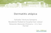 Dermatitis atópica - APapIBapapib.es/D_ATOPICA.pdf · Introducción •Enfermedad crónica de la piel ECCEMA + BROTES. •Predisposición genética o AP/AF de asma, rinitis y alergia