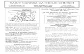 SAINT CANERA CATHOLIC CHURCH4976].pdf · ción de vivir en el Reino, como Dios quiere que viva- mos, nos abrirá todas las puertas de la abundancia de la gracia, el amor y la alegría