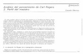 Análisis del pensamiento de Carl Rogers. 2. Perfil del … · La situación de Rogers en la perspectiva existencial ... En el cap. 1 del estudio publicado en 1978 sobre la personalidad
