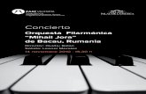 Concierto - CAATValencia · Concierto nº 1 Sergei Rachmaninov compuso el Concierto para piano y orquesta nº 1 en Fa sostenido menor, Op. 1, en 1892, cuando contaba con 19 años.