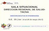 DIRECCION REGIONAL DE SALUD- TACNAdiresatacna.gob.pe/media/ckeditor/files/sala_situacional 20_2017... · SALA SITUACIONAL DIRECCION REGIONAL DE SALUD- TACNA S.E. 20 ( Del 14 al 20