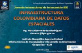 Jornada Internacional de intercambio IDEide.uy/sites/default/files/ICDE_Colombia.pdf · Montevideo, 2013 Jornada Internacional de intercambio IDE . ... NTC 4611 2000 •Creación
